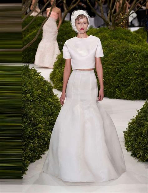 dior floral bodice and ruffled skirt wedding dresses|dior wedding dresses.